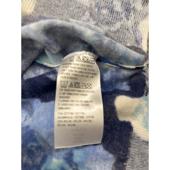 Isaac Mizrahi Live Floral Print Cardigan Size Large - Picture 5 of 6